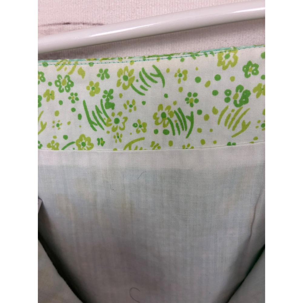 Lilly Pulitzer Turquoise Green Octopus Seersucker Bow Mini Skirt Womens 4 - Picture 7 of 8